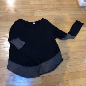 Ribbed free people light sweater